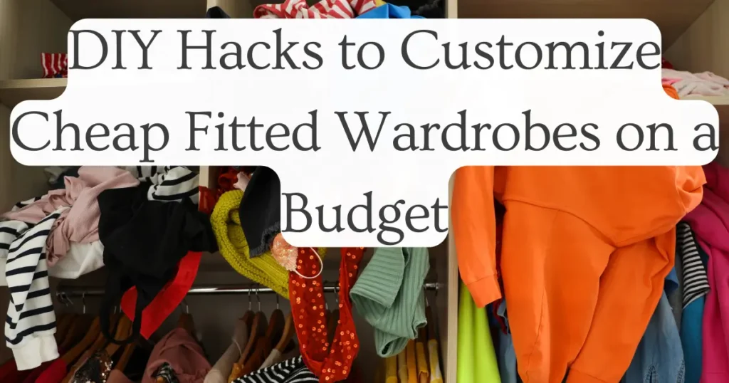 DIY Hacks to Customize Cheap Fitted Wardrobes on a Budget